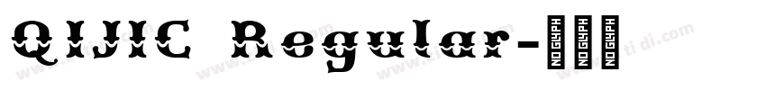 QIJIC Regular字体转换
